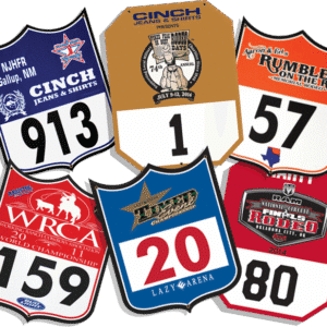 Custom Rodeo Felt Numbers